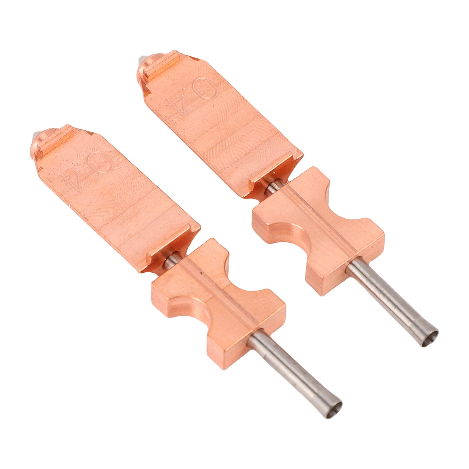 

2 Pcs 0.4mm Hotend Replacement for AD5X 3D Printer All Metal Quick Detachable Nozzle Hotend