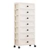 Seven-Layer No-Assembly Multi-Layer Plastic Storage Cabinet for Kitchen and Bedroom