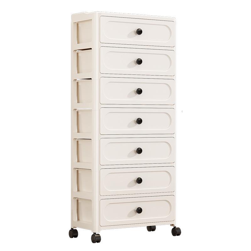 Seven-Layer No-Assembly Multi-Layer Plastic Storage Cabinet for Kitchen and Bedroom