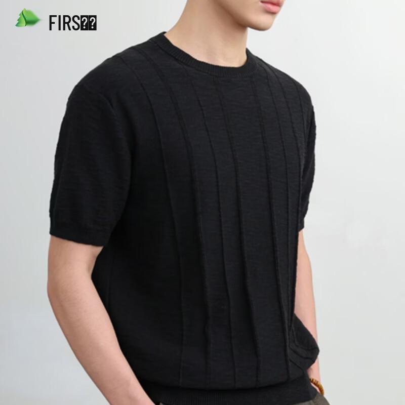 FIRS Men s Breathable Linen Blend Short-Sleeve Knit Shirt 3XL