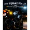 Night Rides Outdoor Use LED Blinker Light Aluminum Alloy Motorcycle Lights Car Fog Lamp Aluminum Alloy Construction