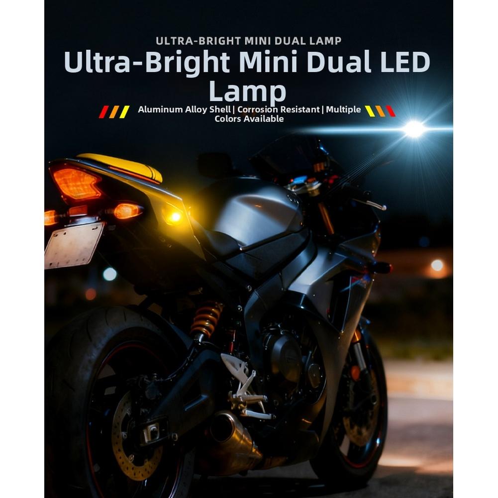 Night Rides Outdoor Use LED Blinker Light Aluminum Alloy Motorcycle Lights Car Fog Lamp Aluminum Alloy Construction