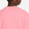 Nike Dri-Fit Letter Logo Print Loose Round Neck Short Sleeve T-Shirt Kids Tops Coral-Pink FD0941-611
