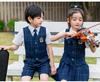 British College-Style Kindergarten & Primary School Uniform Set: Spring/Autumn Suit for Boys & Girls, Three-Piece.