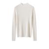 Women's 100% Cashmere High Neck Pullover - Versatile, Solid Color Knit Sweater