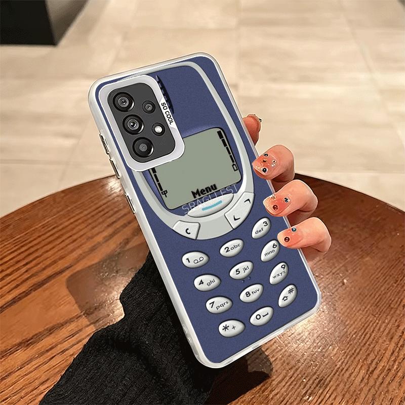 Funny Retro Callphone Shockproof Phone Case for Samsung A17 A16 A15 A14 A37 A57 A36 A56 A26 A35 A55 A25 A34 A54 A24 A13 A23 A33