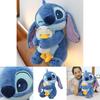 Entzückendes Stitch Plüschtier mit Ente Weiche PP-Baumwolle Gefüllte Puppe Für Kinder Und Freundinnen Geburtstagsgeschenke