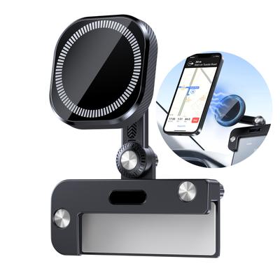 Adjustable Foldable Magnetic SUV Car Phone Mount Support 360 Degree Rotating Cellphone Laptop Screen Mount for Y