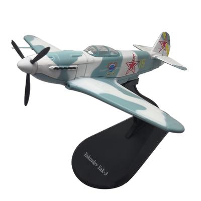 1:72 Scale Soviet WWII Yak-3 Fighter Static Aircraft Model Alloy Finished Military Plane Collection Souvenir Hobby Gift Die-cast