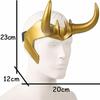 Loki Headpiece Loki Crown Maska pro karnevalové noční kostýmy Příslušenství Rekvizity