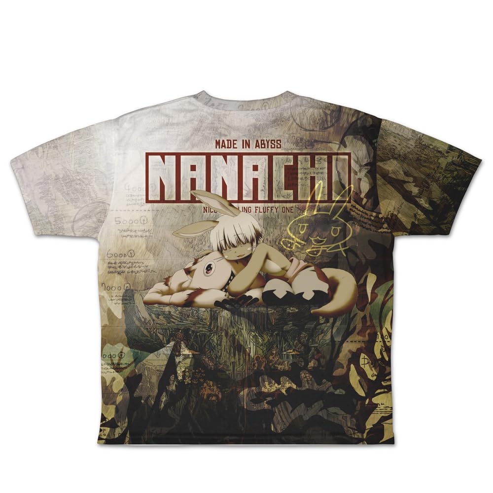 [Official] COSPA Made In Abyss: Golden Land of the Fiery Sun Original Illustration Nanachi Double-Sided Full Graphic T-Shirt XL Size
