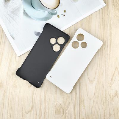 INS Husă simplă, de culoare solidă, fără cadru, prietenoasă cu pielea, pentru Realme GT6 GT5 3 2 Neo6 5 3 2 SE Master Ultrasubțire, anti-amprente, dur PC, mată