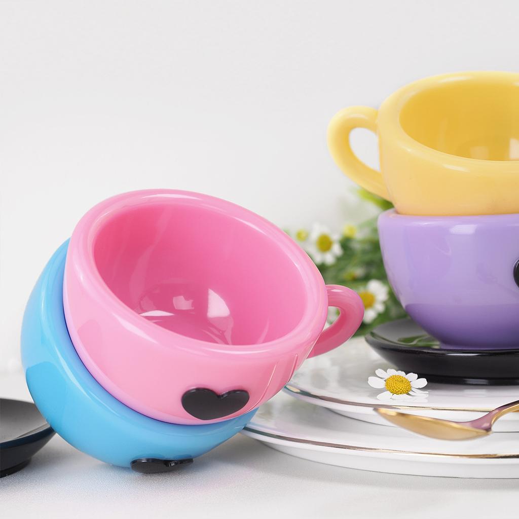 Portacandele a forma di tazza da tè Stampo in silicone a forma di tazza da caffè Stampo in silicone per flacone di sapone per Artigianato in resina fai-da-te Decorazione da tavola invernale per la casa