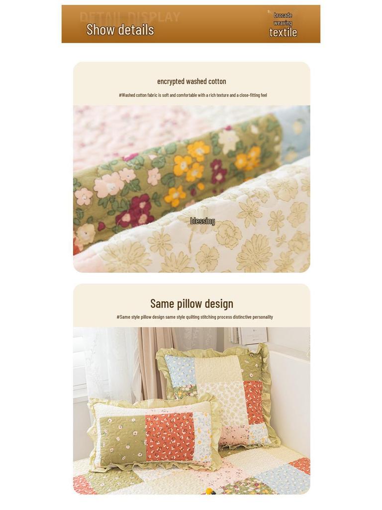 High-End Luxury Bay Window Cushion Set with Valance - Non-Slip & Machine Washable