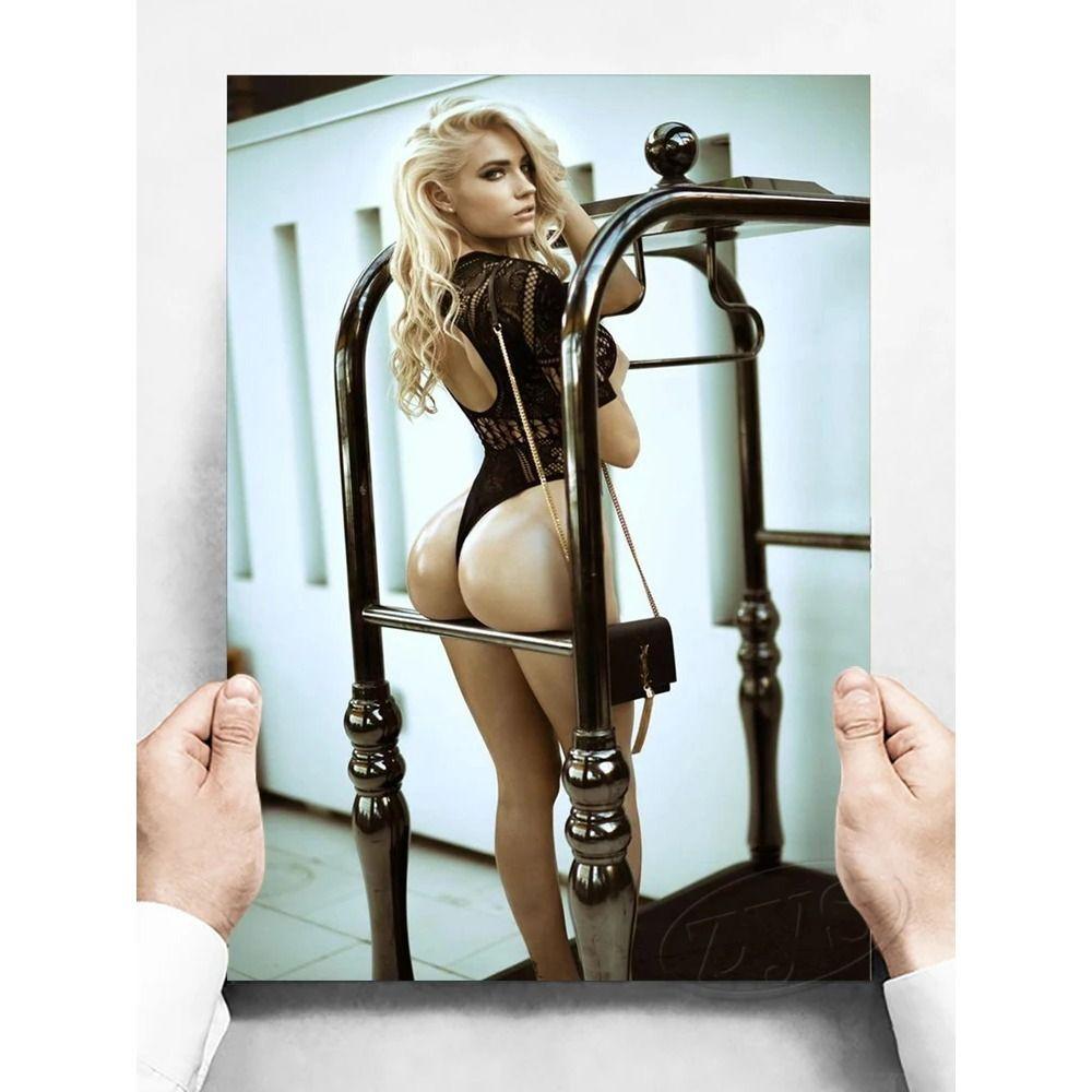 Vintage Pinup Girls Metal Tin Sign Home Bar Man Cave Decor