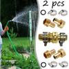 2pcs DIY Garden Hose Repair Mender Kit Hose Connector With Stainless Steel Clamp Connector Set Garden Watering Irrigation System