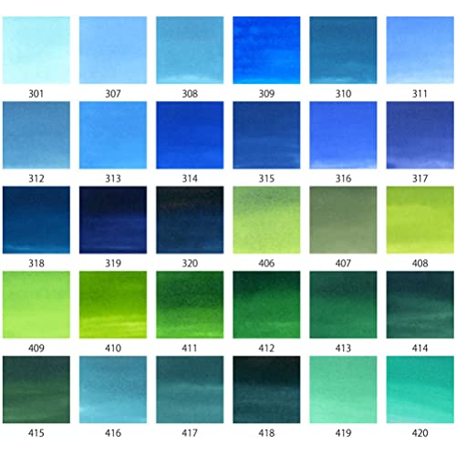 Kuretake ZIG Clean Color Real Brush Pen, 30 Colors, RB-6000AT/30VB