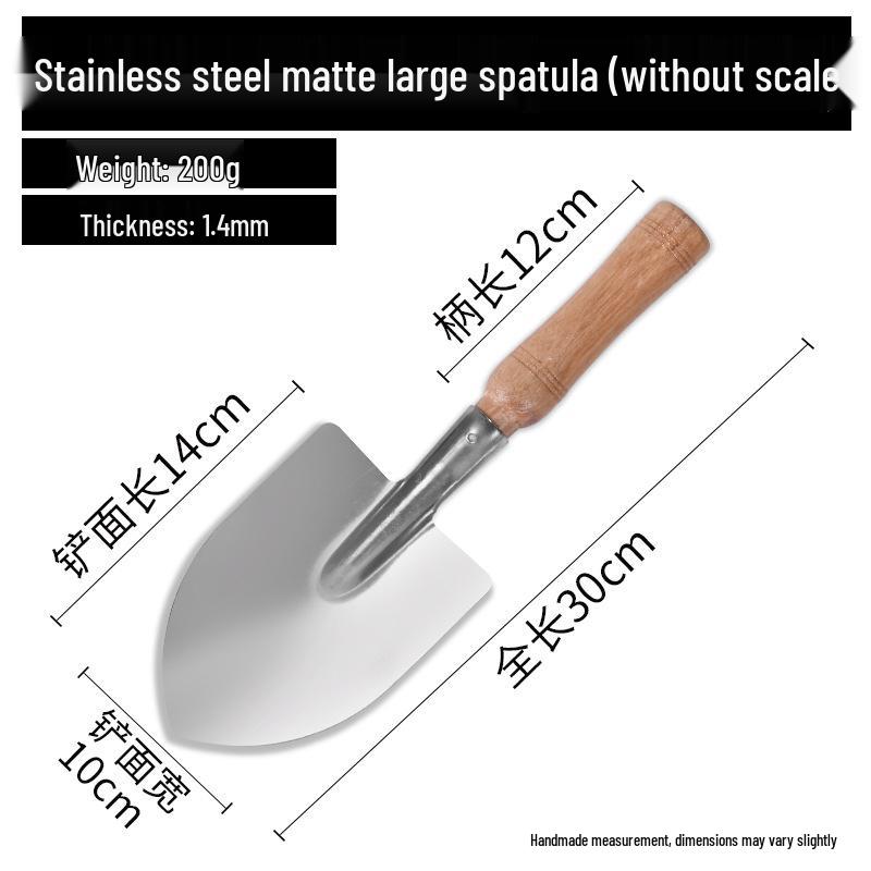 Stainless Steel Multipurpose Garden Shovel for Fishing, Beach, and Outdoor Weeding
