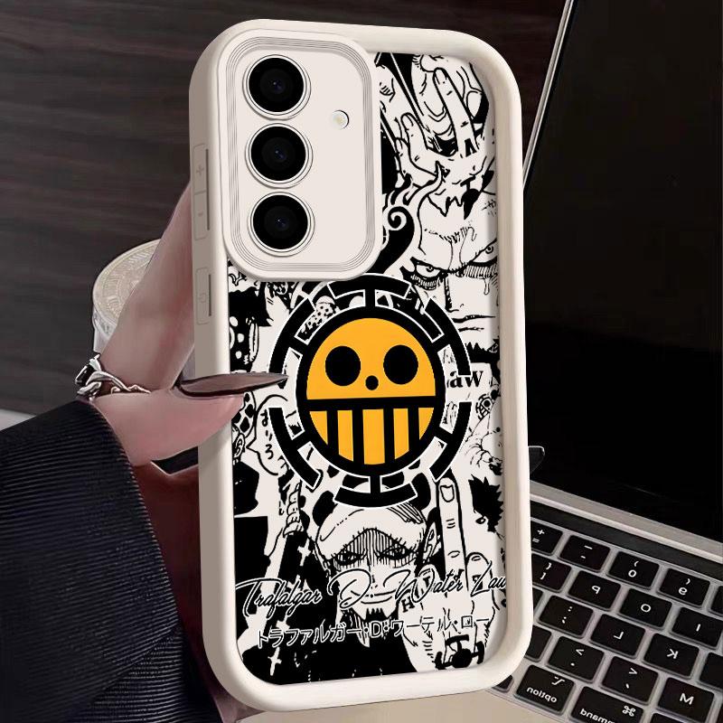Anime Logo One Pieces Phone Case For Samsung S26 S25 S24 S23 S21 S20 Ultra Luffy Funda For Galaxy S25 S24 FE S26 Plus Soft Cover