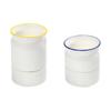 Daily Like Milky Drainable Cutlery Case S + L Set, White, 1 Set, Korean Popular Tableware