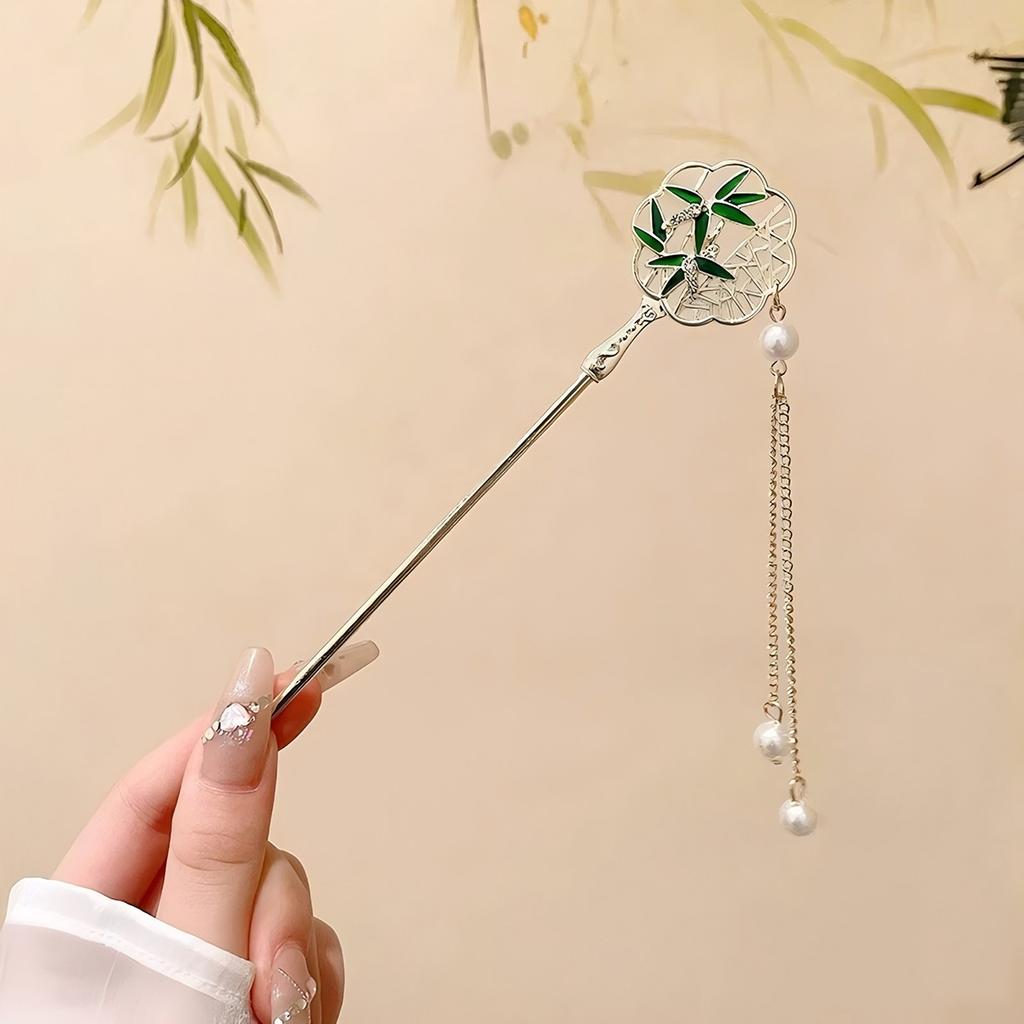 1 ks elegantní čínský styl květina motýl střapec vlásenka vintage vlasový nástroj denní nošení vánoční dárek pro ženy šperky vlasový doplněk