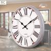 European Retro Wall Clock Silent Shabby Chic Clocks Mechanism Wall Watches Home Decor Clocks Living Room Bedroom Saat Gift Idea