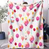 Viral Sweet Style  Lollipop Printed Pattern Blanket Soft And Comfortable Small Cover Blanket Suitable For Car Dormitorie Office
