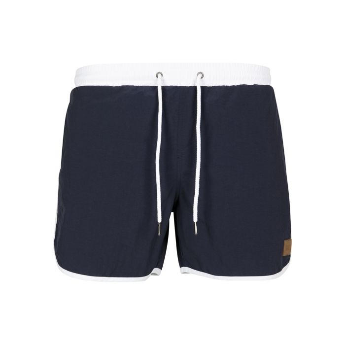 Short de bain - Urban Classics - RETRO - Nylon léger - Imperméable - Respirant