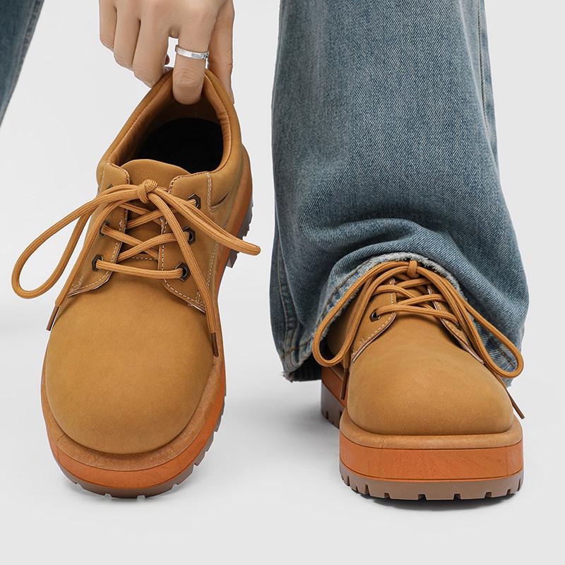 Baotou cotton slippers men s winter velvet thickened office warm cotton shoes waterproof and non-slip slippers 39 standard sports code жёлтый 5690₽