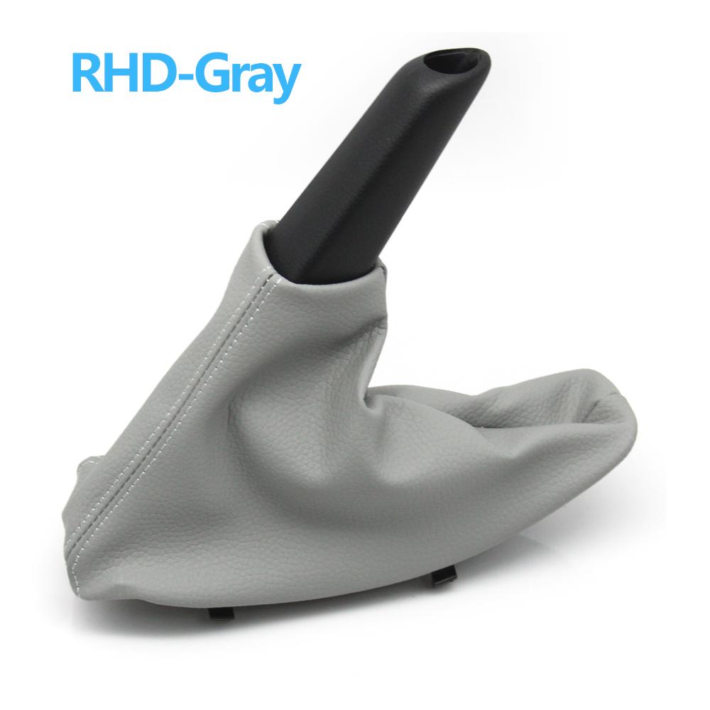 Car Handbrake Lever Grips Handle and Leather Gear Dust Cover For BMW 3 Series E90 E91 E92 E93 2005-2011 34427900777,34427155622