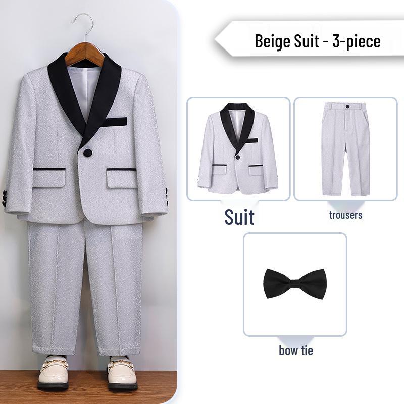 

Комплект формального костюма в британском стиле для мальчика для мальчика-цветочника и выступлений на фортепиано 140cm, 27-34kg