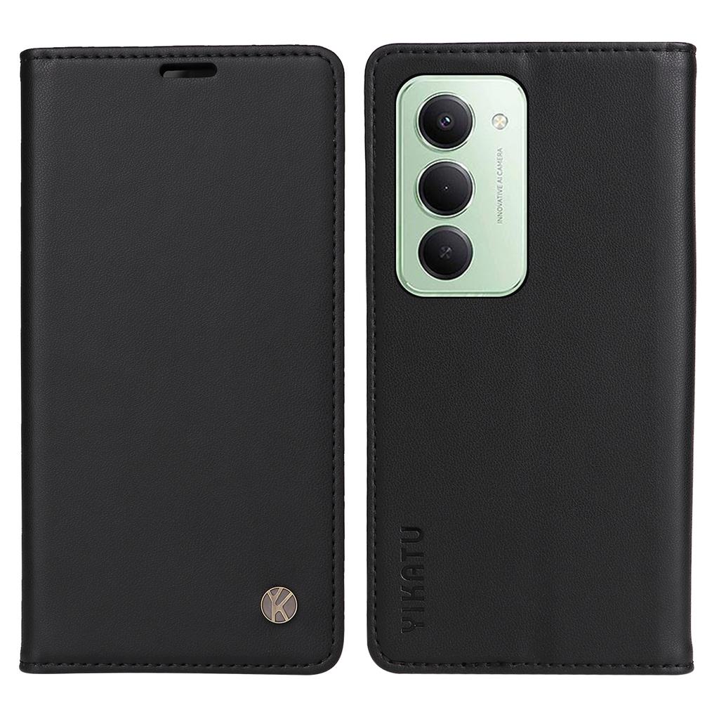 Pro Xiaomi Redmi 15 5G (Globální) (169 mm) Pouzdra na telefon YIKATU Magnetické zavírání PU kůže Mobilní kryt