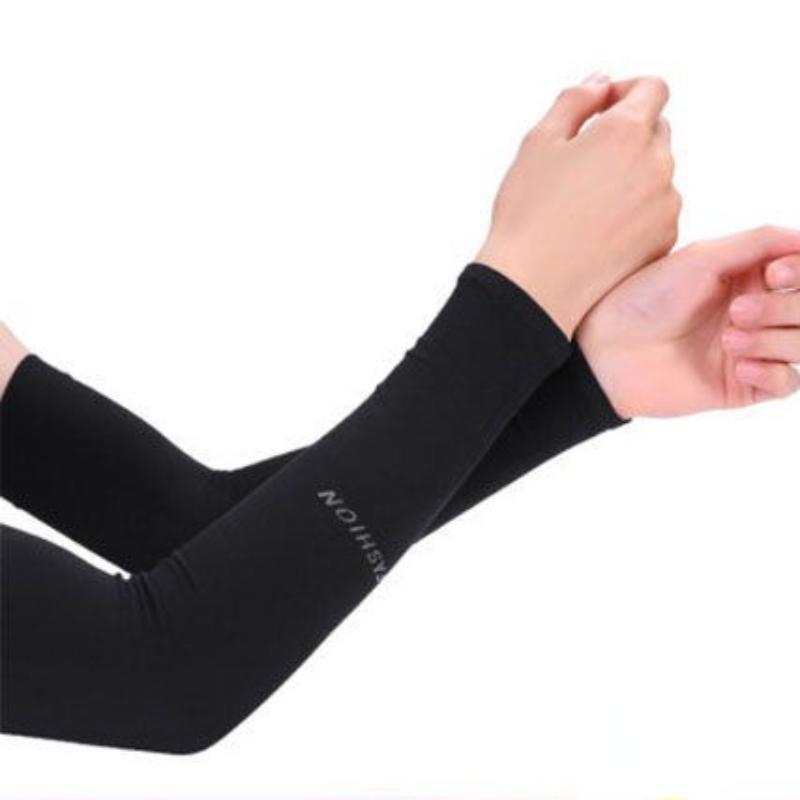 

Унисекс, защита рук, теплые рукава для женщин и мужчин, спортивные рукава, защита от солнца и ультрафиолета, чехол для рук, поддержка бега, рыбалки, езды на велосипеде, лыж A чёрный