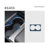 Water Cup Frame Cover for Tesla Model 3 Highland 2024 2025 Alcantara Suede Center Control Drinks Cup Patch Sticker Accessories