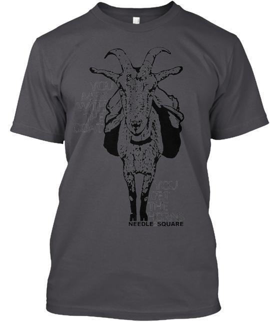 You Mess With The Goat You Get The Horns T-Shirt Made in the USA Size S to 5XL Unisex T-Shirt S