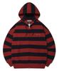 Retriever Club Bold Stripe Hood Zip Up [Red]