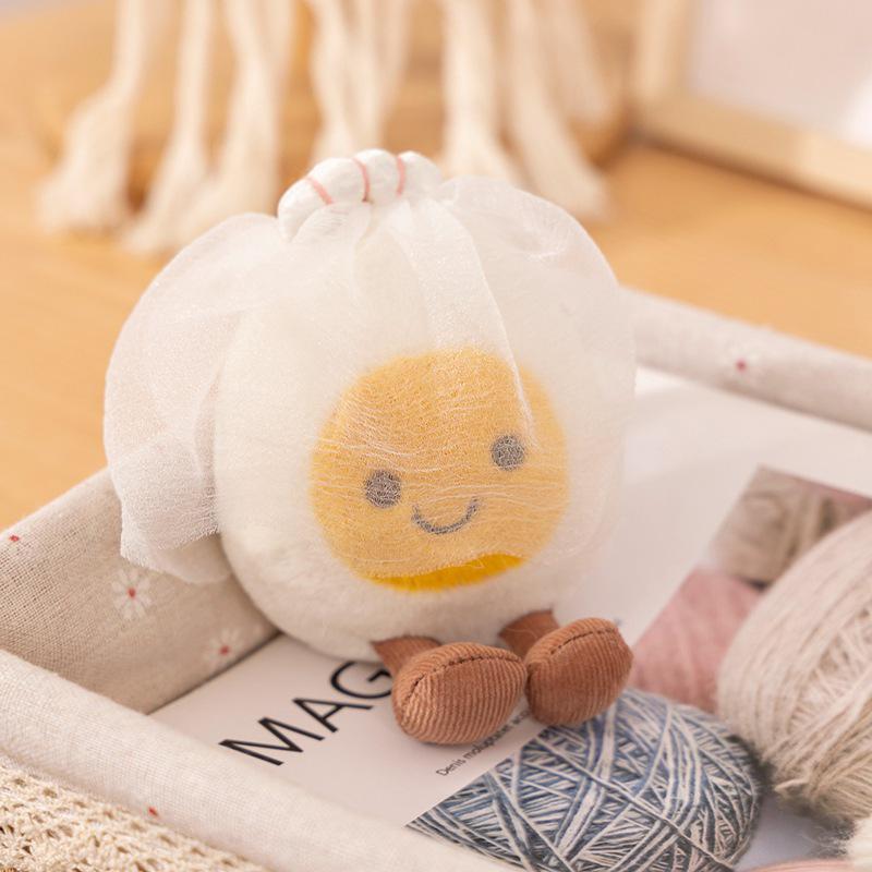 Boiled Egg Plush Toy - Humorous Simulation Egg Figurine, Fried Egg Doctor, Ornament, Graduation Gift for Boys