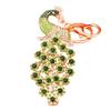 Stunning Rhinestone Peacock Car Keychain Charming Bag Decoration Perfect For Special Occasions