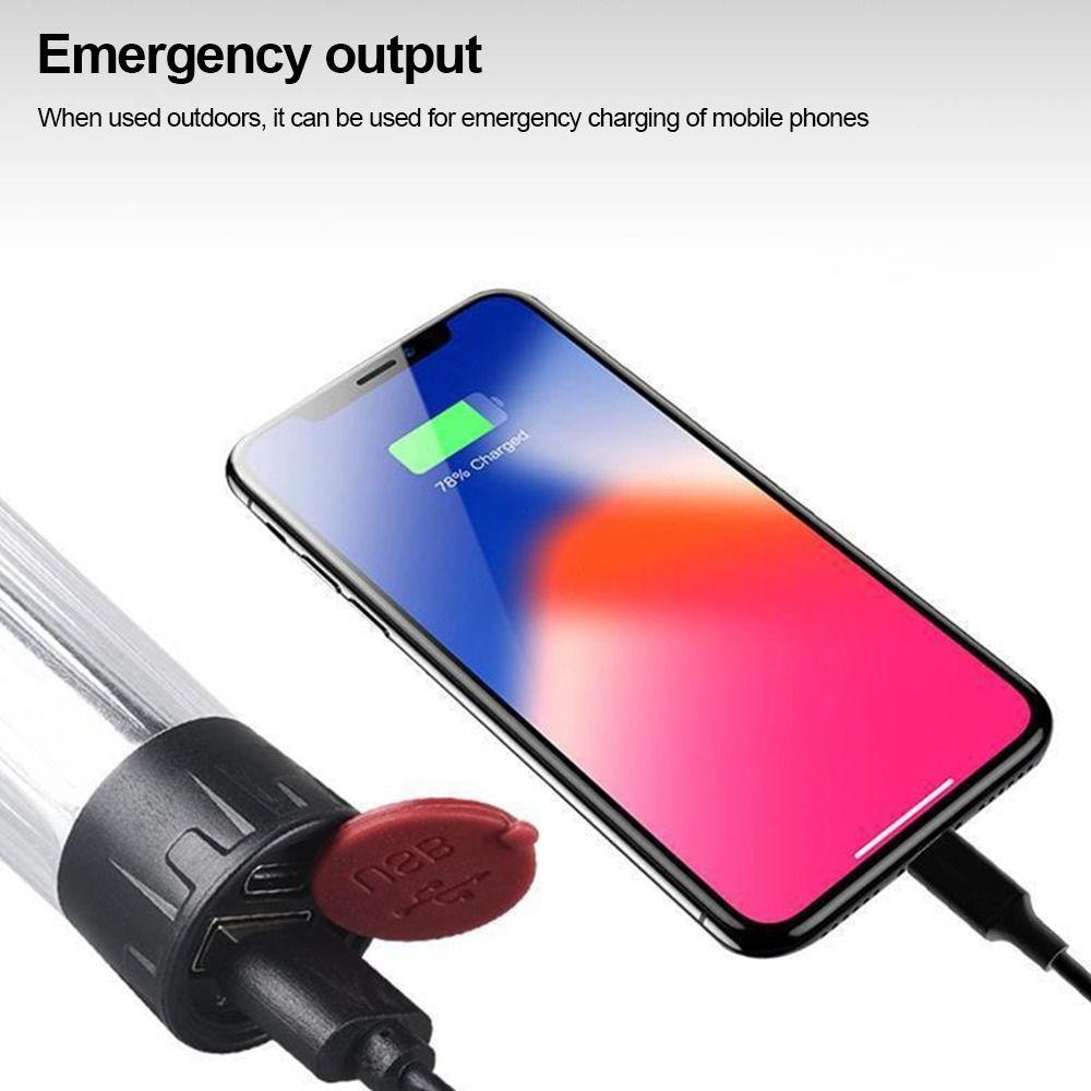 New Rechargeable Portable Lanterns Super Bright Multifunctional LED Portable Light Tent Lamp Camping Outdoor Emergency