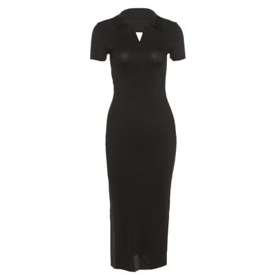 Γυναικείο Φόρεμα Πόλο με V Λαιμό Μακρύ Vestidos Μόδα Νέο Κομψό Μόδα Streetwear Καθημερινό Φόρεμα