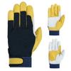 1 pair Tough Grip Labor Insurance Gloves Thickened Welding Gloves Leather Work Gloves  Mechanic Work