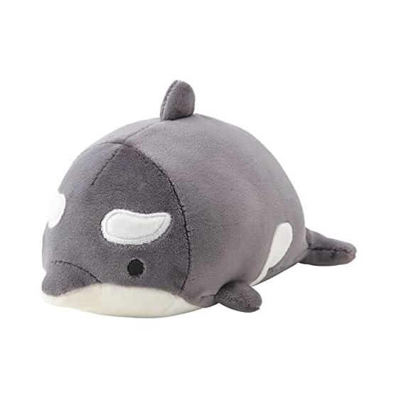 Ribuhaato Mascot Marshmallow Aquamie Killer Whale (Total length approx. 11cm) Plush Toy Fluffy 98206-73