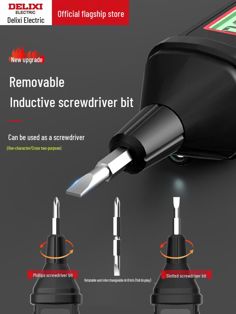DELIXI Electrical Smart Digital Voltage Tester Screwdriver