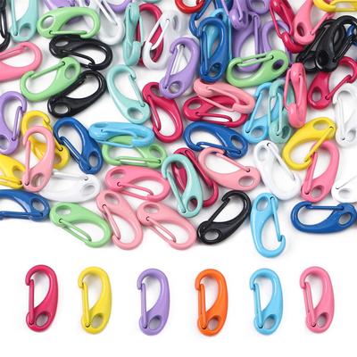 Moschettone in lega, moschettone, moschettone, clip a grilletto, fibbie per la creazione di gioielli fai da te, braccialetti, collane, accessori per chiavi
