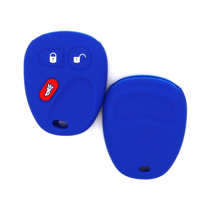 

Drop-proof key cover for Old Buick, New Century Lu Zun Jun Wei, Chevrolet Saab, GMC Shiraz, smart three-button key bag темно-синього кольору