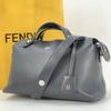 FENDI BY THE WAY 2way Handbag Shoulder Mini Boston Bag Leather Black 8BL124 Auth