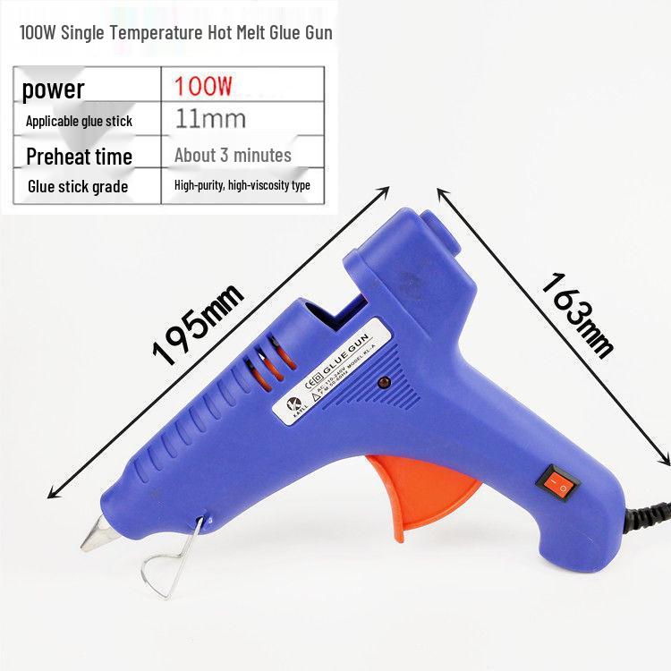Multi-Color Household Hot Melt Glue Gun with 7/11mm Glue Sticks