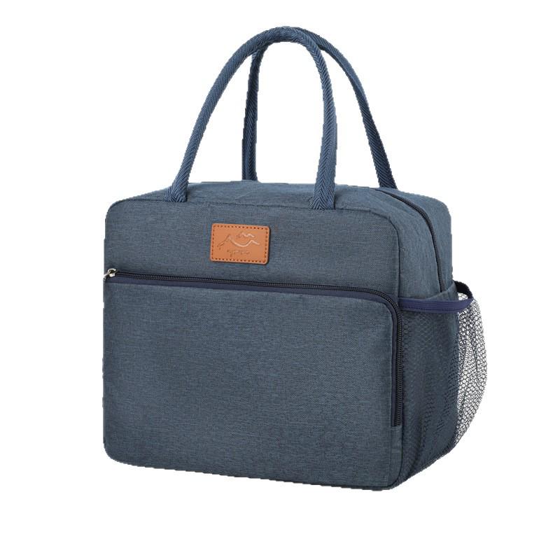 Japanese-Style Insulated Lunch Bag - Large Capacity, Waterproof Bento Bag for Students & Office Commutes