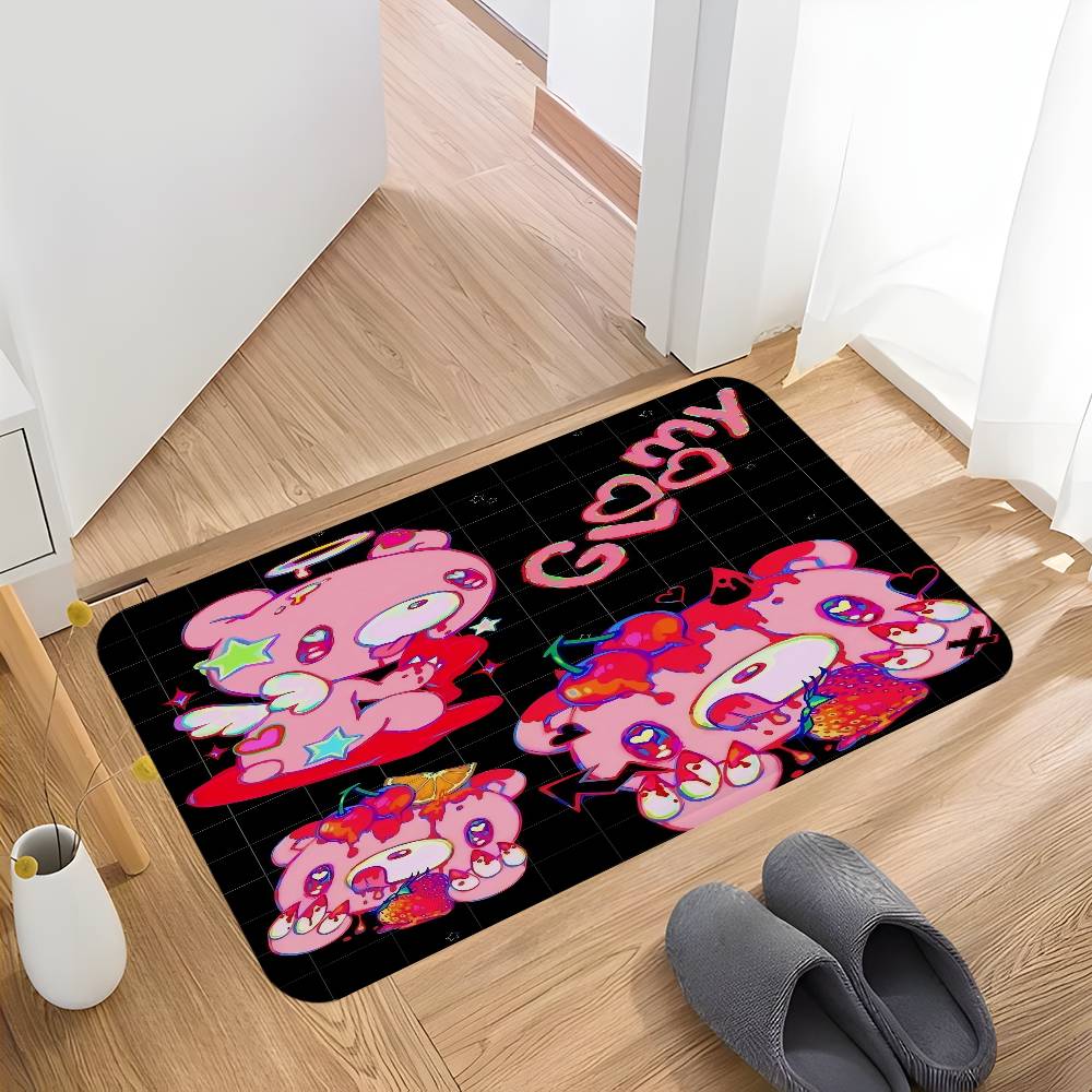Cartoon G-gloomy Bear Anime Kitchen Mat Kids Room Bedroom Decoration Balcony Anti-Slip Doormat Living Room Alfombra