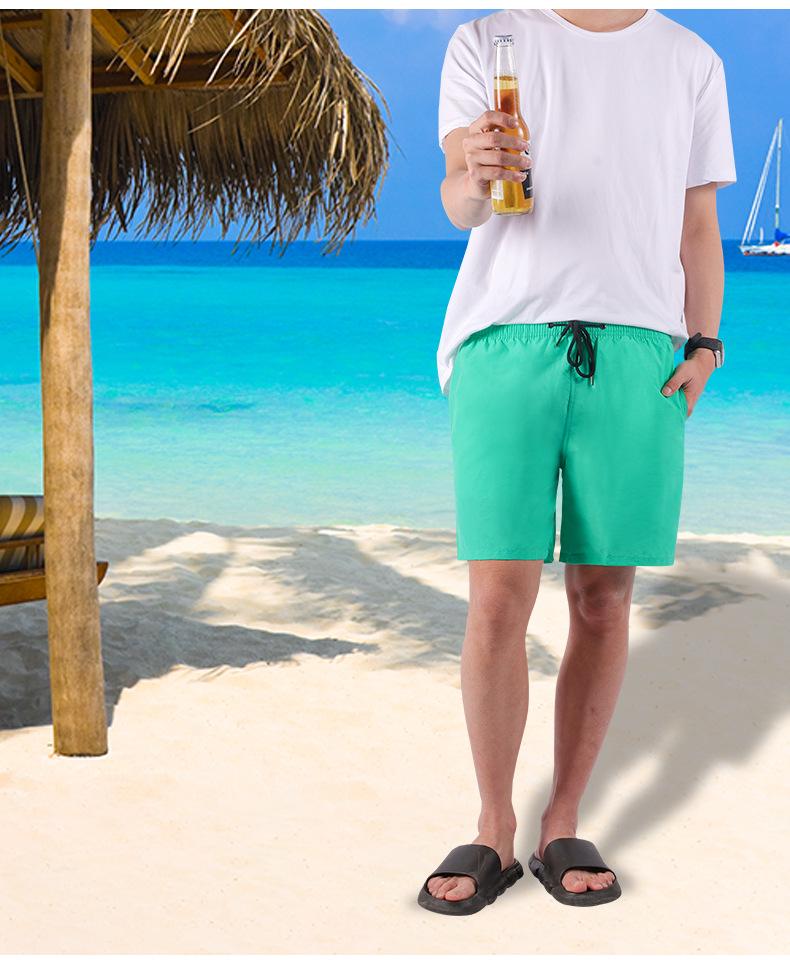 Pantaloni scurți de plajă impermeabili, cu uscare rapidă, la modă, pentru bărbați, stil european-american